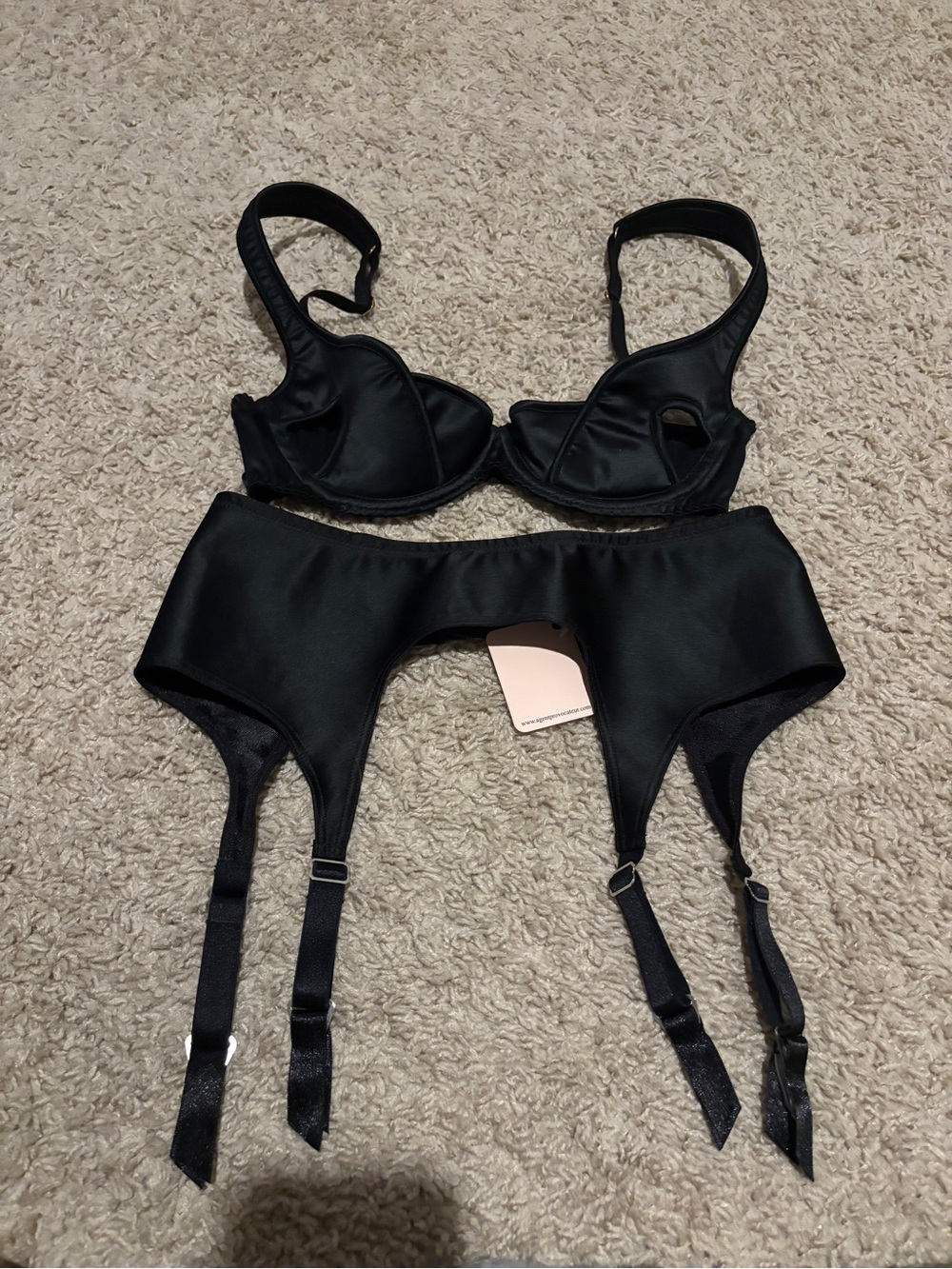 Agent Provocateur Katherine Bra & Garter Belt